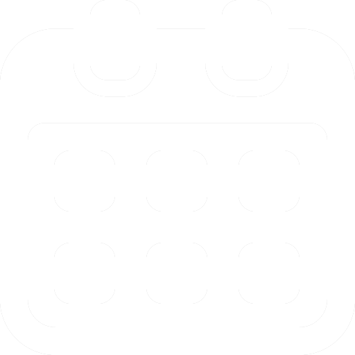 Calendar Icon White