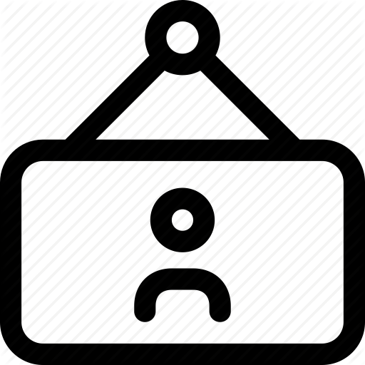 Avatar, Hanging, Profile, Sign, User, Visitor Icon