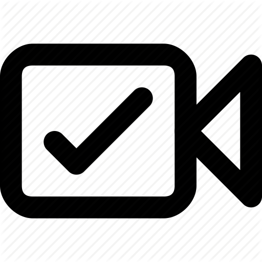 Cam, Check, Check Videocam, Movie, Video, Videocam, Vidoe List Icon