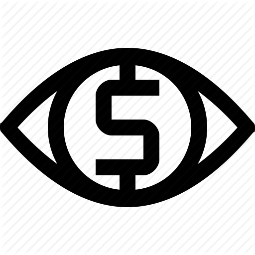 Eye, Money, View, Visibility, Visible, Visual Icon