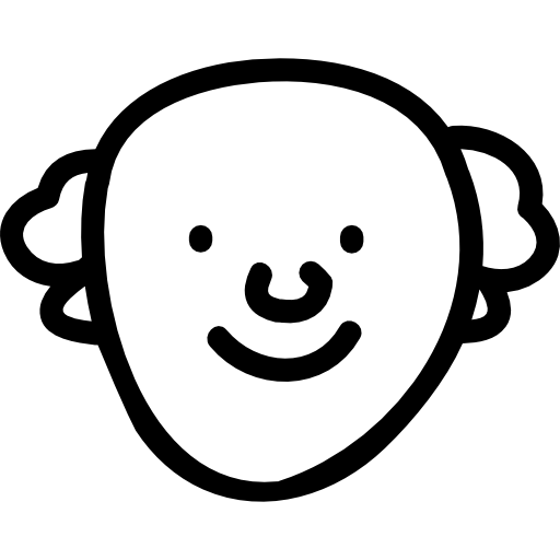 Old Man Hand Drawn Face Icons Free Download