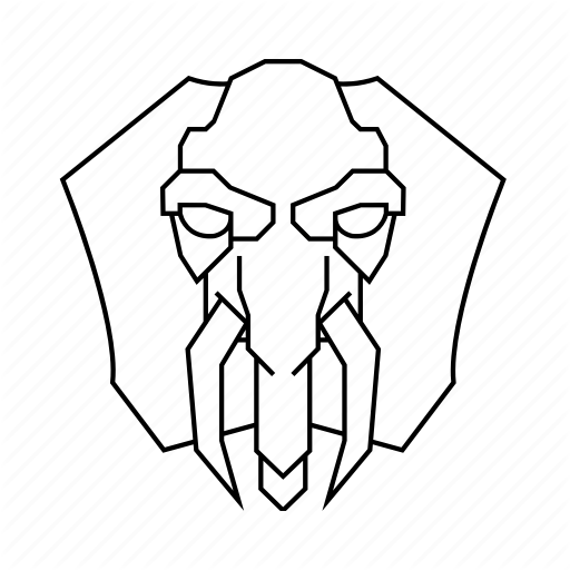 Geometrical Drawing Head Transparent Png Clipart Free Download