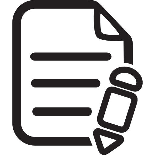Interface Editing Black Icon
