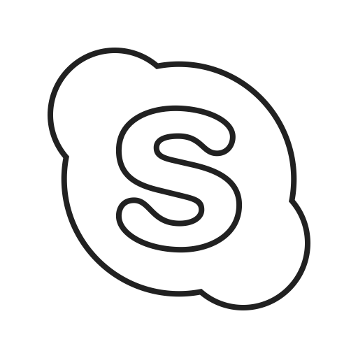 Phone, Call, Video, Internet, Voice, Chat, Skype Icon