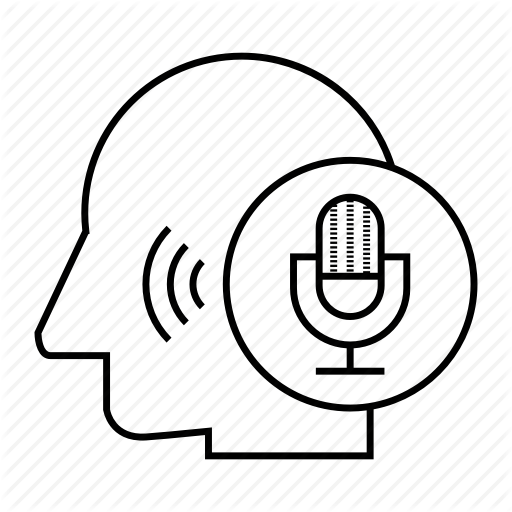 Control, Head, Mic, Robot, Robotics, Sound, Voice Control Icon