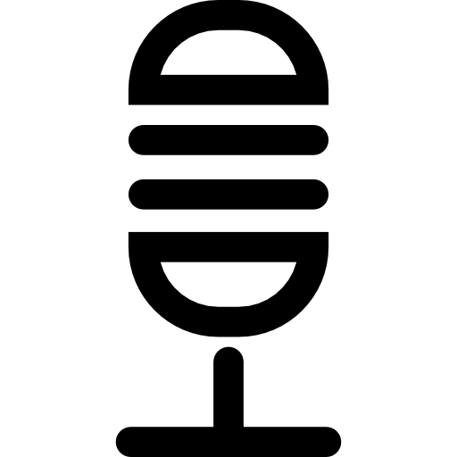 Microphone Voice Amplification Instrument Icons Free Download