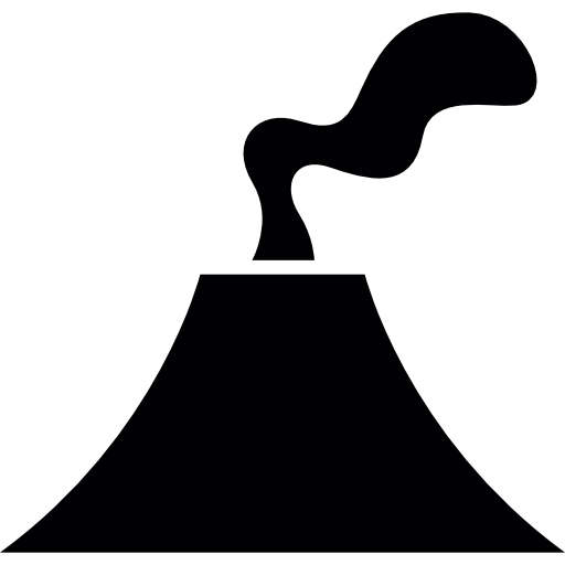 Erupting Volcano Icons Free Download