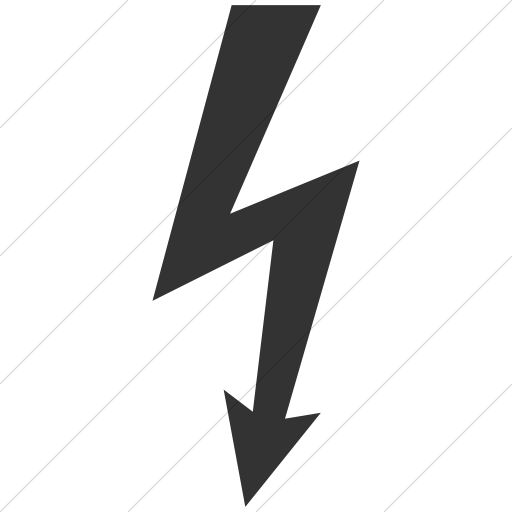 Simple Dark Gray Classica High Voltage Icon