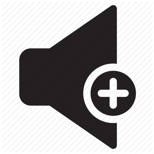 Audio, Higher, Increase, Plus, Sound, Volume Icon