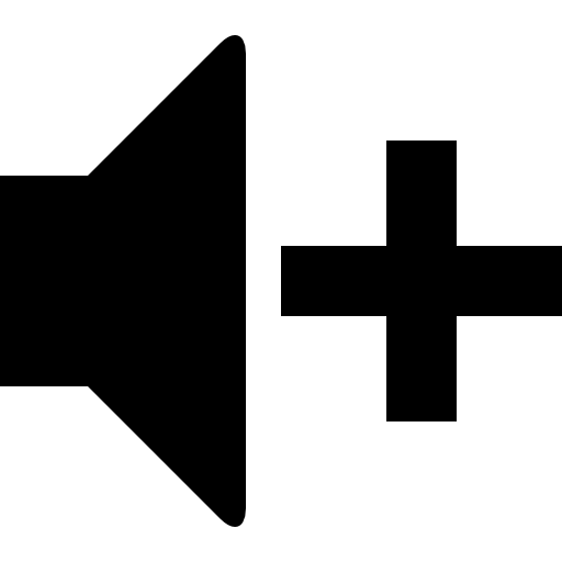 Volume Increase Symbol Icons Free Download