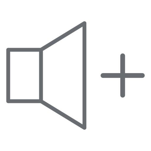 Volume Up Stroke Icon