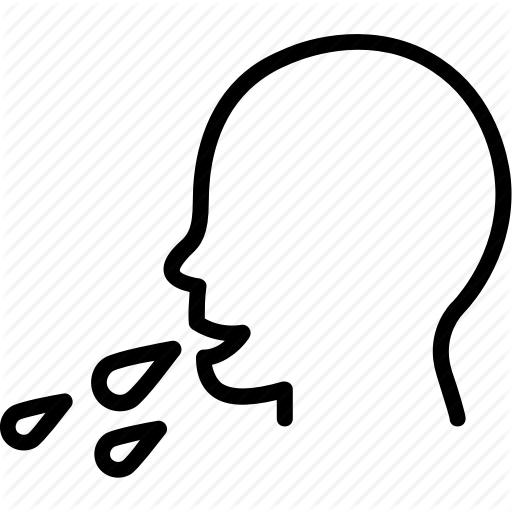 Blowup, Cough, Food Poisoning, Puke, Sick, Symptom, Vomit Icon Icon