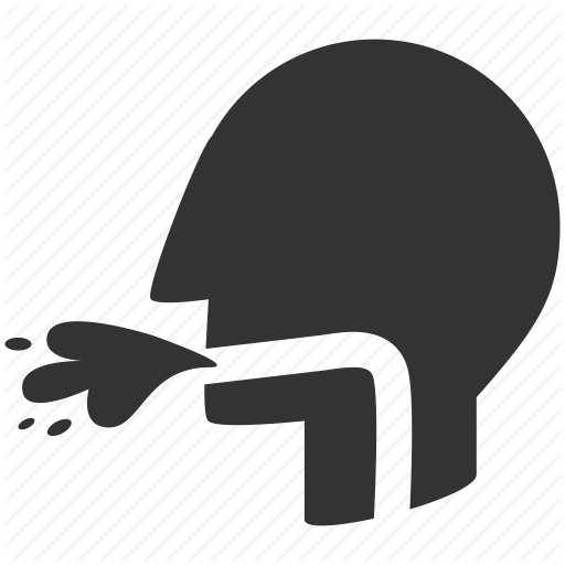 Blowup, Food Poisoning, Puke, Sick, Symptom, Throwing Up, Vomit Icon