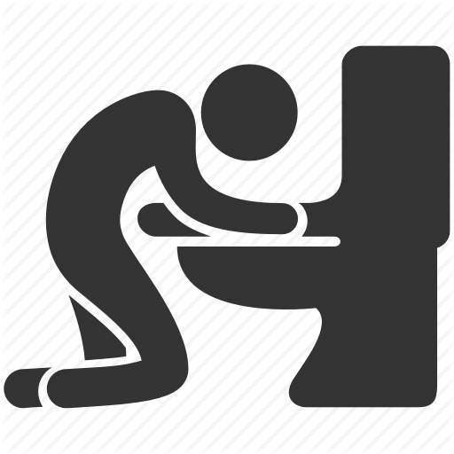 Drunk, Puke, Restroom, Throw Out, Toilet, Vomit, Wc Icon