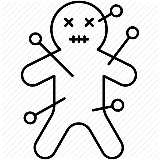 Halloween, Horror, Monster, Scary, Treat Or Trick, Voodoo Doll Icon