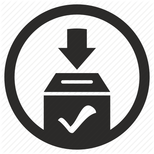 Elections, Right, Round, Vote Icon