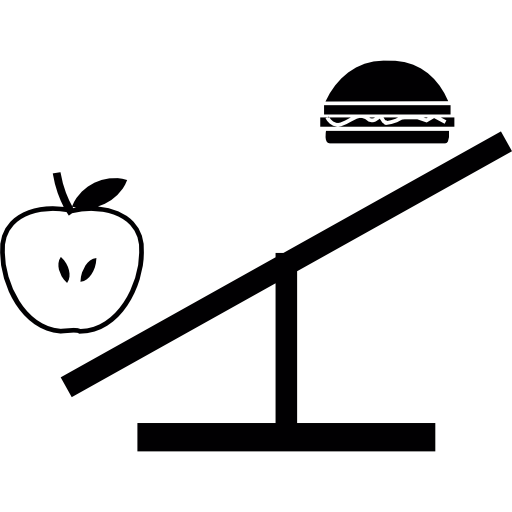 Healthy Vs Junk Food Icons Free Download