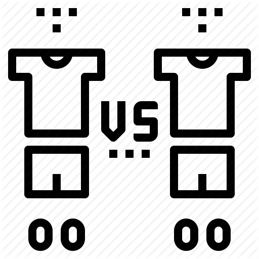 Competition, Football, Match, Soccer, Team, Uniform, Vs Icon