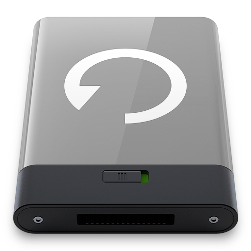Grey Backup W Icon Hyper Realistic Hd Iconset