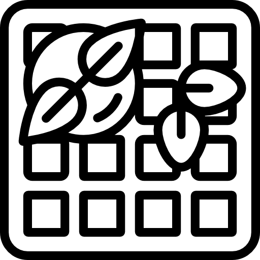 Belgian Waffle Icons Free Download