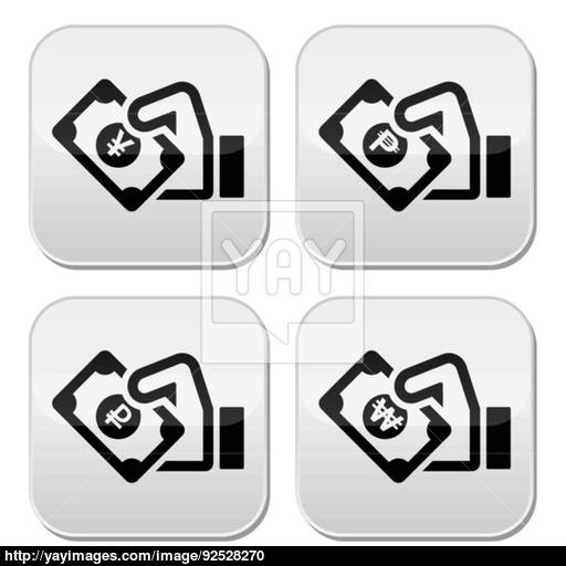 Hand With Money Icon