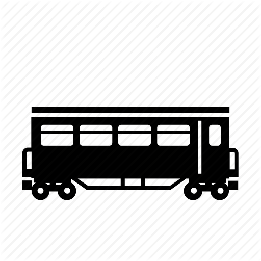 Car, Passenger, Rail, Train, Transport, Travel, Wagon Icon