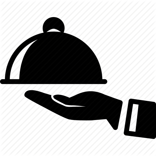 Cooking, Food, Hotel Service, Service, Waiter Icon