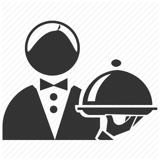 Dish, Food, Meal, Restaurant, Service, Waiter Icon