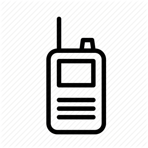 Crime, Law, Police, Radio, Radio Set, Walkie Talkie Icon