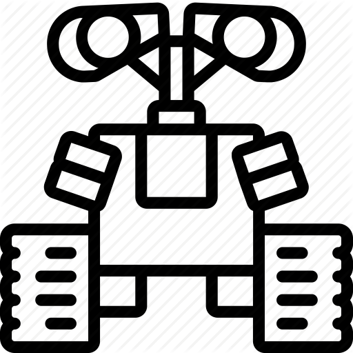 Bot, Droid, Film, Movie, Outline, Robots, Wall E Icon