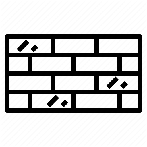 Block, Brick, Construction, Wall Icon