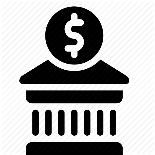 Bank, Banking, Finances, Financial, Money, Wall Street Icon