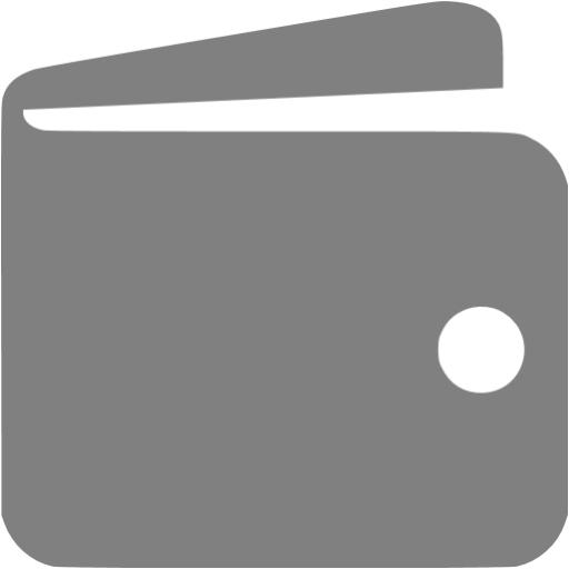 Gray Wallet Icon