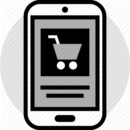 Cart, Cell, Phone, Shopping Icon