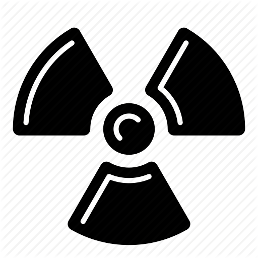 Danger, Hazard, Radiation, Radioactive, Toxic, War Icon