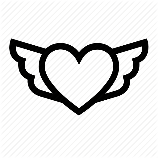 Heart Icons Wing Free Clip Art Stock Illustrations