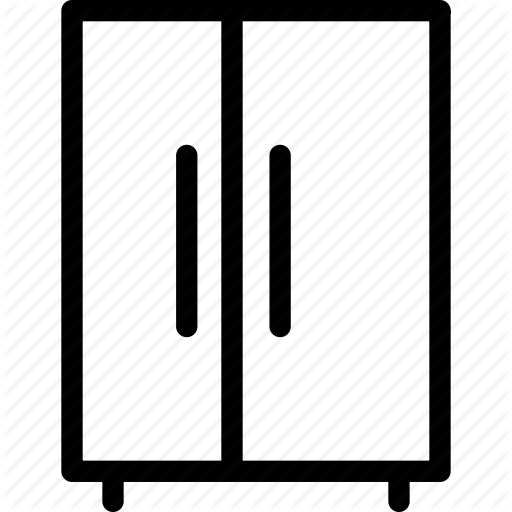 Almirah, Cabinet, Closet, Furniture, Wardrobe Icon