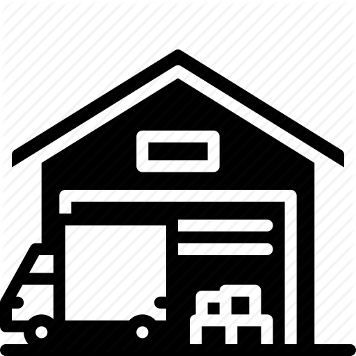 Delivery, Depo, Loading, Logistics, Lorry, Shipping, Warehouse Icon