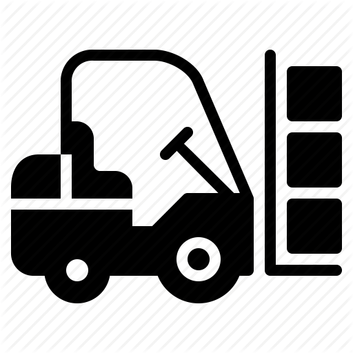 Forklift, Loader, Transport, Transportation, Vehicle, Warehouse Icon