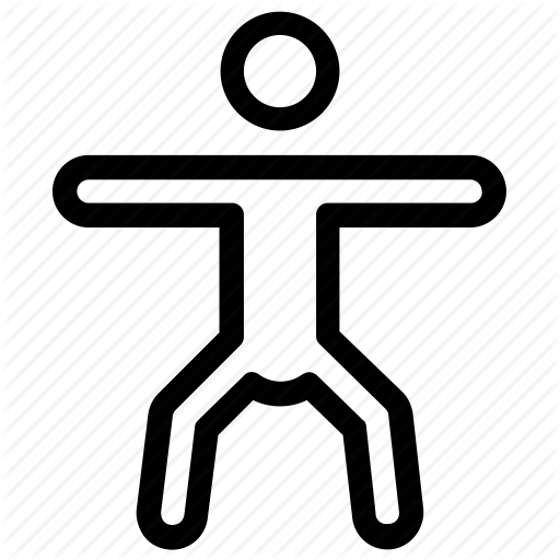 Athlete, Exercise, Stretching, Workout, Yoga Icon