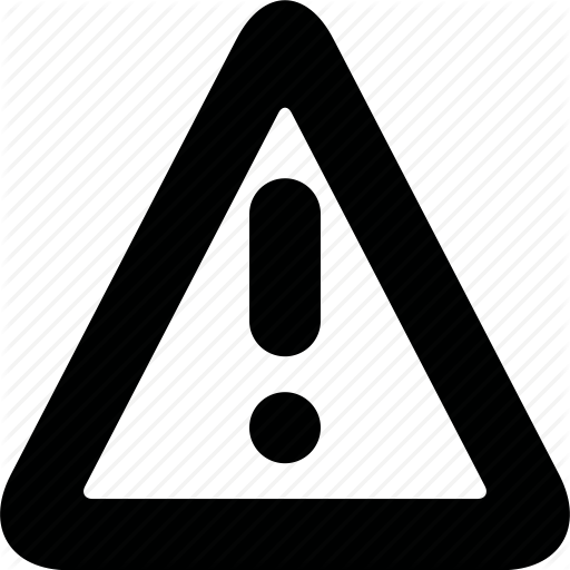 Alert, Attention, Caution, Danger, Error, Sign, Warning Icon