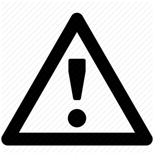 Alert, Danger, Exclaim, Triangle, Warning Icon