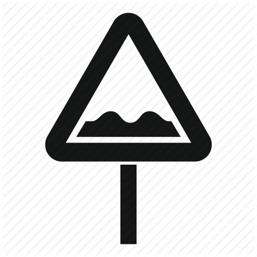 Bump, Danger, Object, Road, Sign, Triangle, Warning Icon