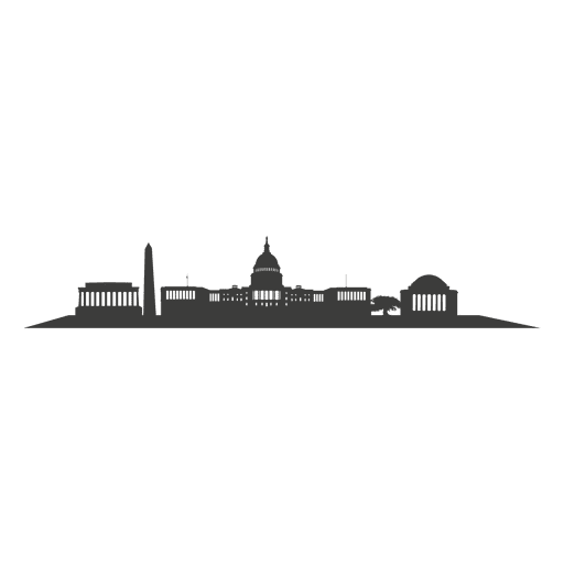 Washington Dc Skyline Silhouette