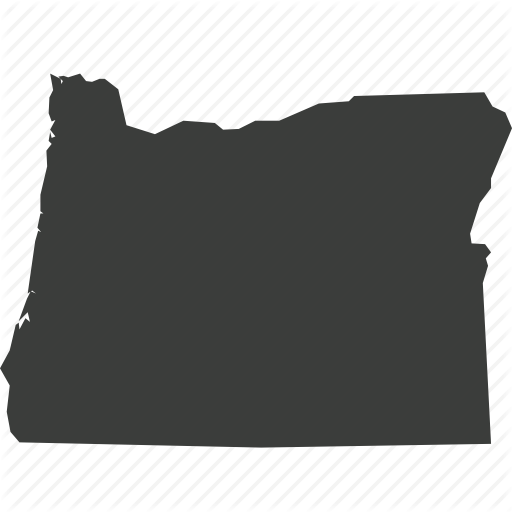 America, Location, Map, Oregon, State, Usa Icon
