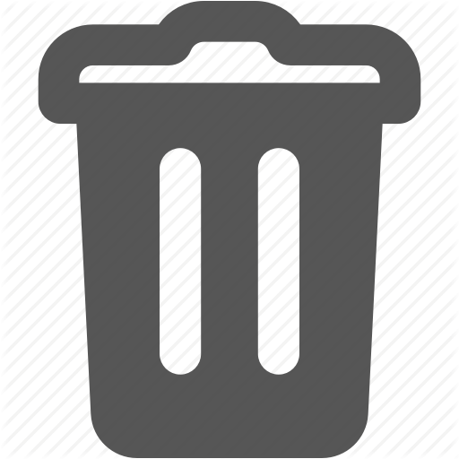 Delete, Remove, Trash, Waste Basket Icon