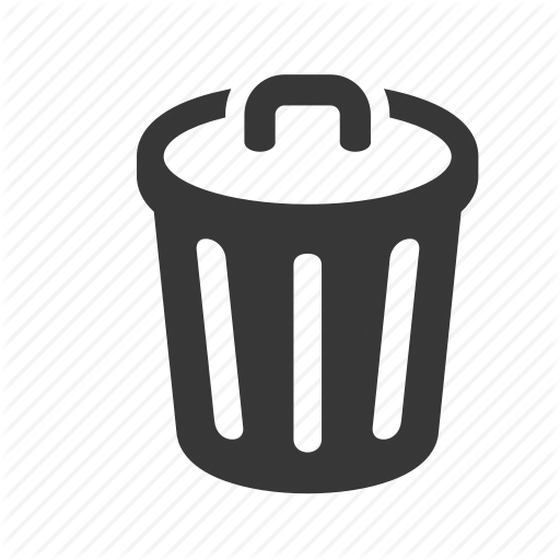 Bin, Trash Can, Waste Icon