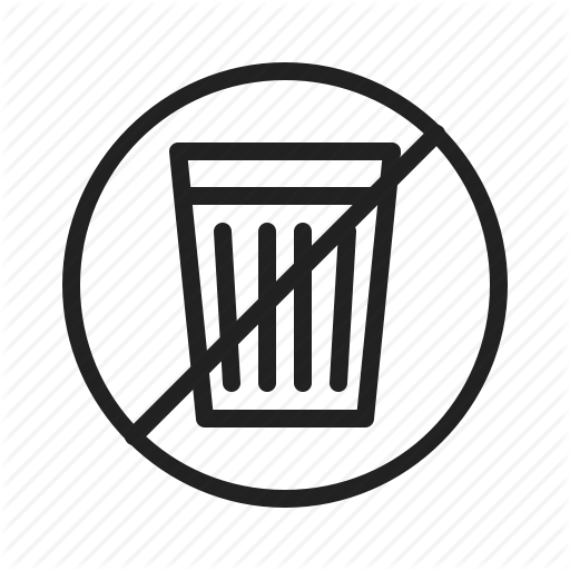 Garbage, No, Trash, Waste Icon