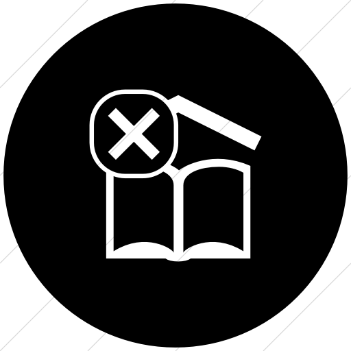 Flat Circle White On Black Ocha Humanitarians Damage