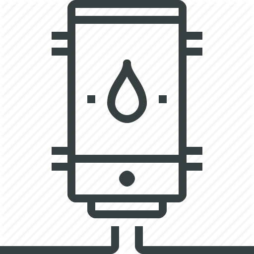 Heater, Water Icon
